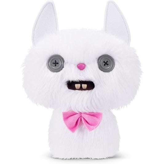ZURU Fuggler Alley Cats Cheezee White 9-inch Stuffed Plush
