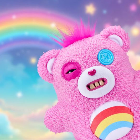 ZURU Fuggler Care Bears Cheer Bear 9-inch Stuffed Plush