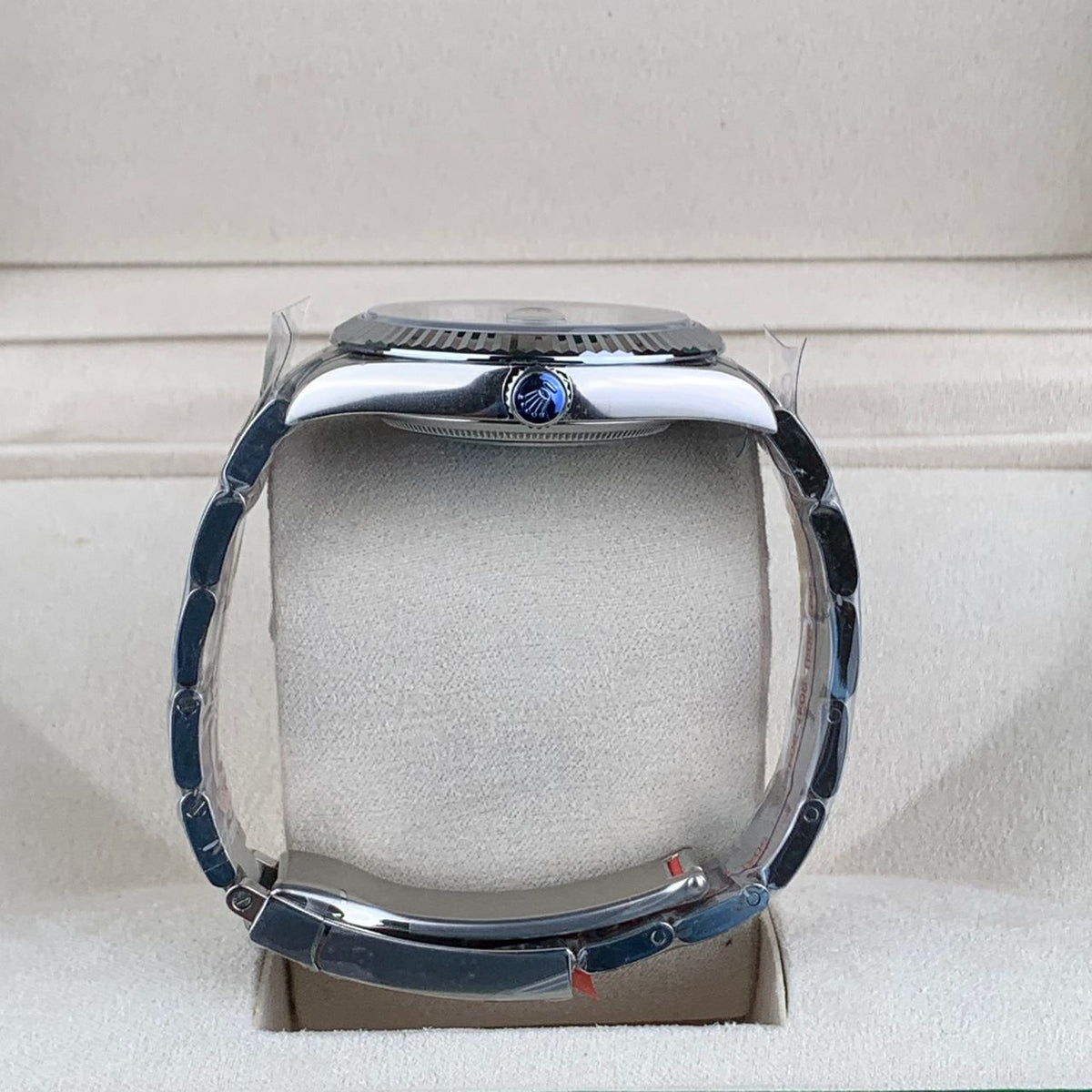 Rhodium Gray & Stainless Steel 41MM Watch