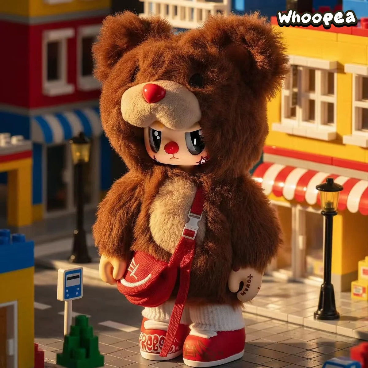 REBEL BEAR Find a Bag Series Vinyl Plush Blind Box