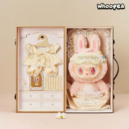 Mokoko Wake Up Mokoko Series Vinyl Face Plush Gift Set, 33cm in Height