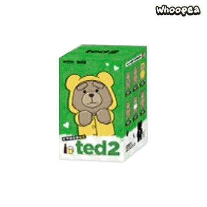 POP MART Ted2 Bear  Plush Pendant Action Figures, Blind Box