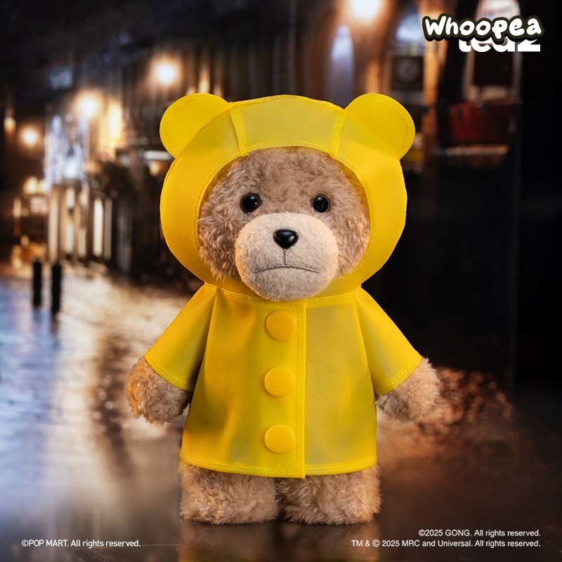 POP MART Ted2 Bear  Plush Pendant Action Figures, Blind Box