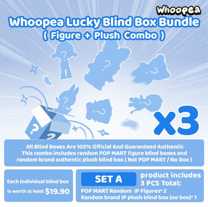 Whoopea Lucky Blind Box Bundle (Figure+Plush Combo)