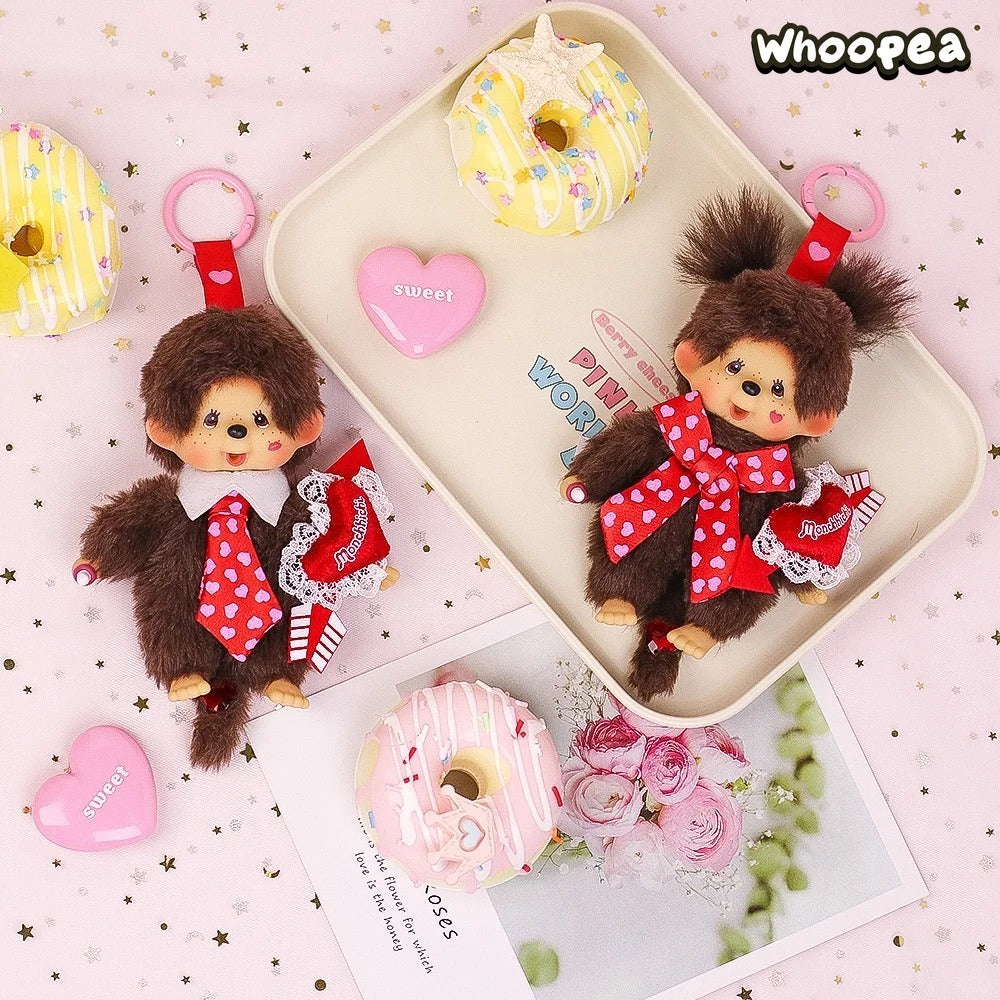 Monchhichi Kiss Love Series Plush Keychain