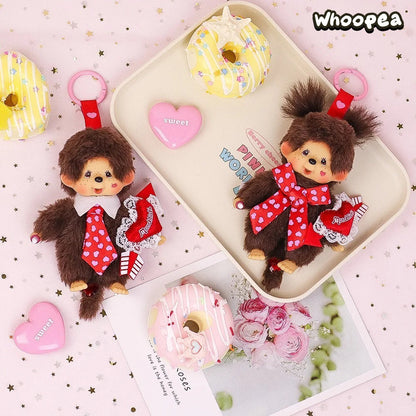 Monchhichi Kiss Love Series Plush Keychain