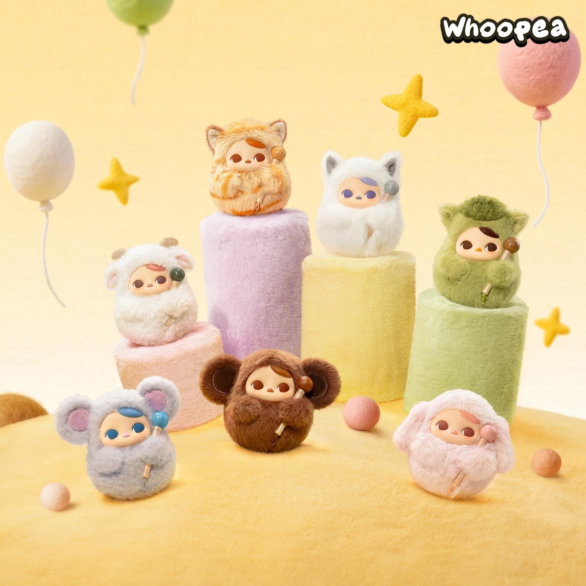POP MART Pucky Tap Tap Babies Series Plush Blind Box