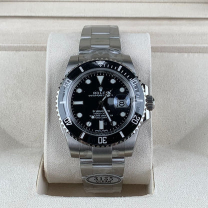 Black & Stainless Steel Sub 41MM Watch