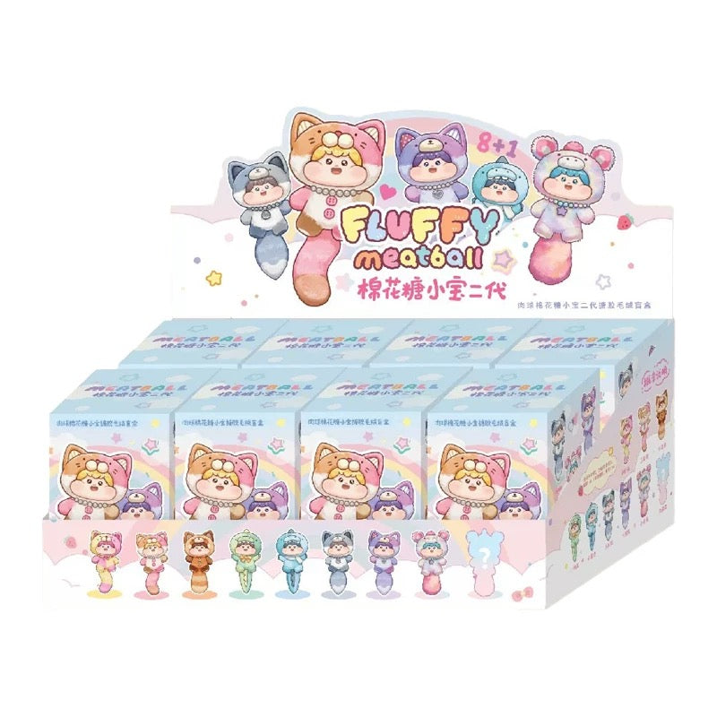 Fluffy Meatball V2 Vinyl Plush Dolls, Blind Box