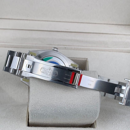 Rhodium Gray & Stainless Steel 41MM Watch