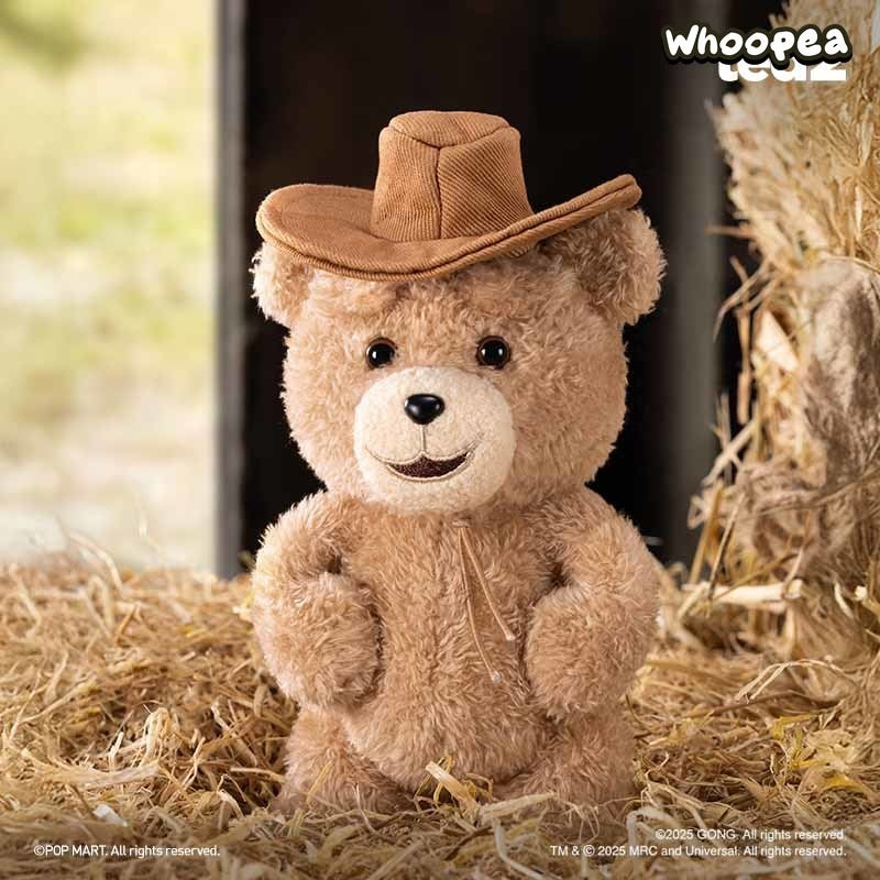 POP MART Ted2 Bear  Plush Pendant Action Figures, Blind Box