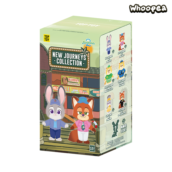 ZOOTOPIA 2 New Journey Series Plush Keychain Blind Box