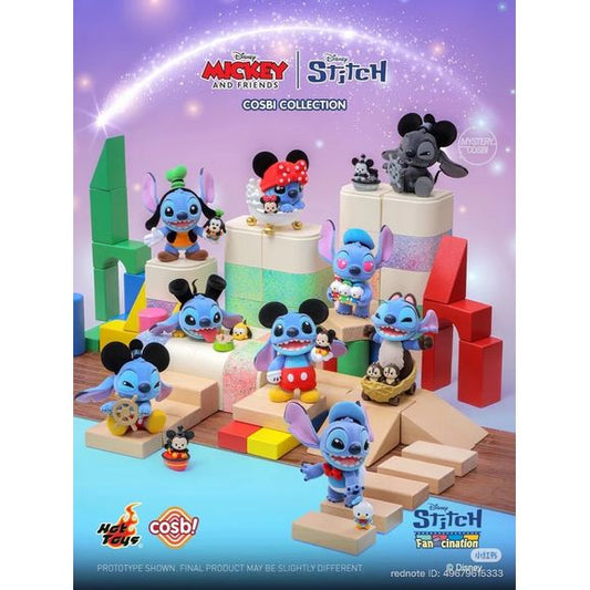 Hot Toys Cosbi Fan-Cination Mickey & Friends x Stitch Figure Blind Box