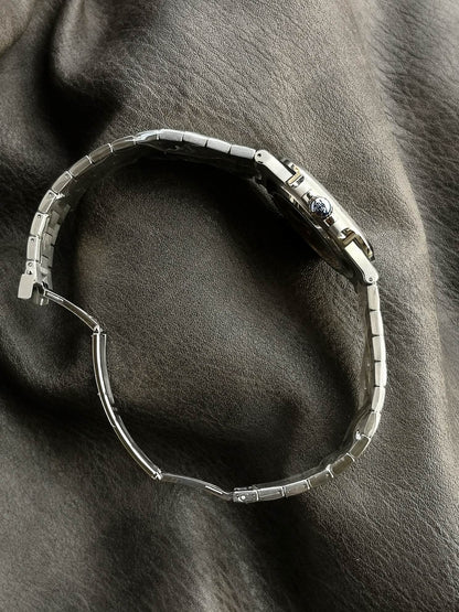 Steel White 40mm Watch