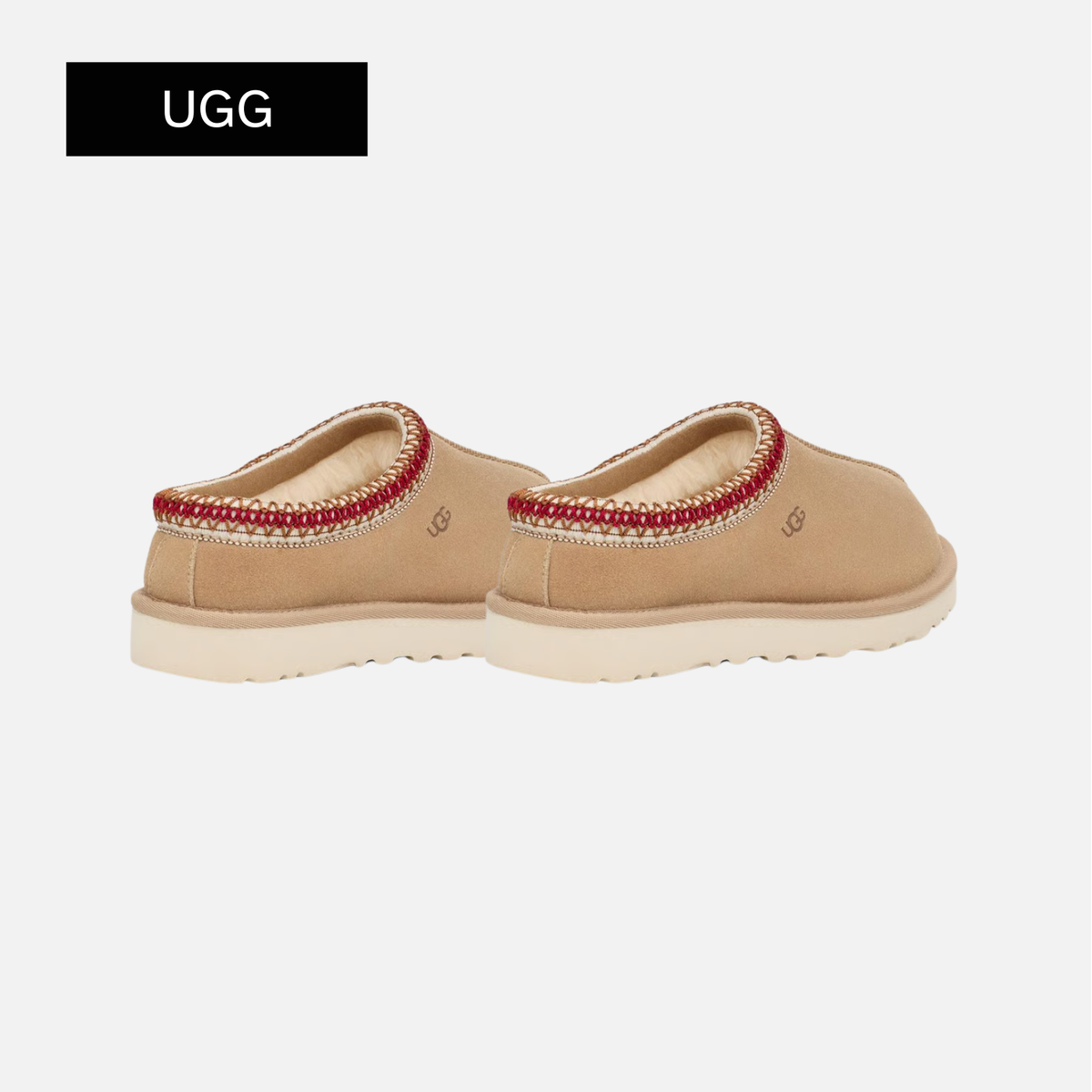UGG  Tasman Slipper Wmns 'Sand Dark Cherry'