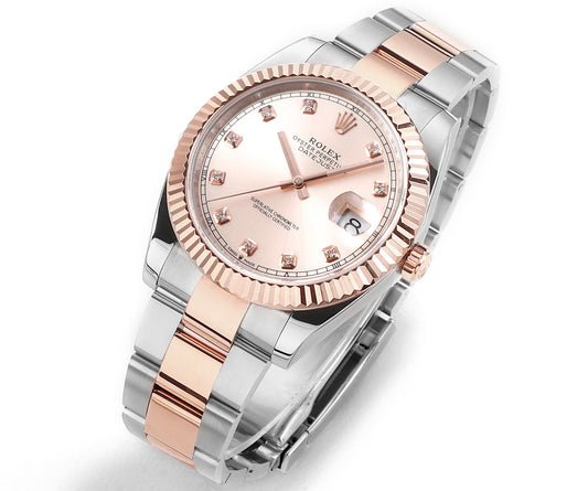 Pink Gold & Stainless Steel 41MM Watch