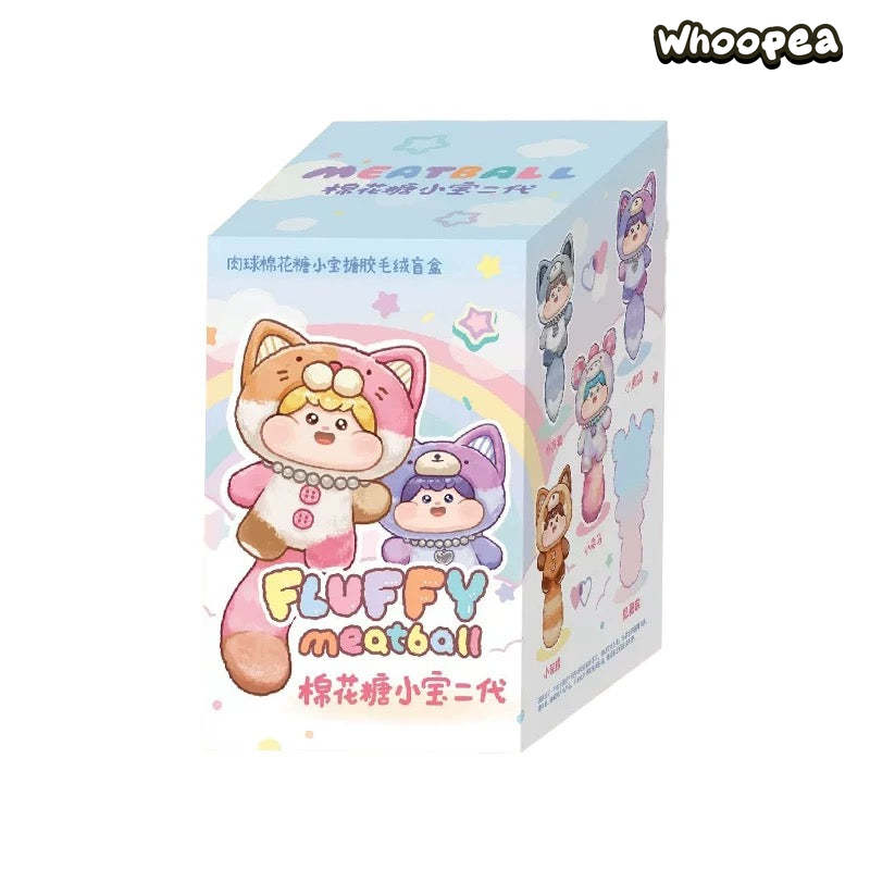 Fluffy Meatball V2 Vinyl Plush Dolls, Blind Box