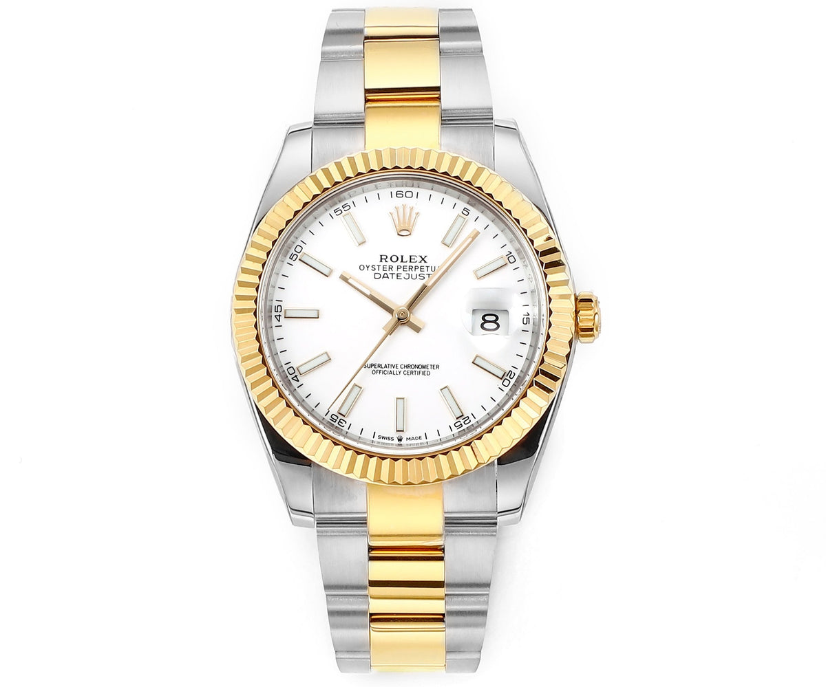 Yellow Gold & Steel White 41MM Watch