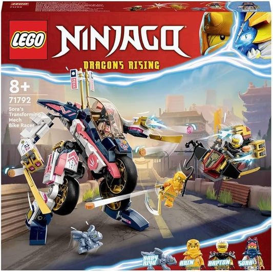 LEGO® NINJAGO® Sora’s Transforming Mech Bike Racer 71792
