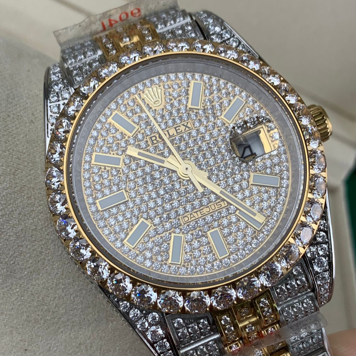 Diamond & Yellow Gold 41MM Watch