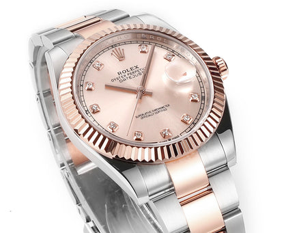 Pink Gold & Stainless Steel 41MM Watch