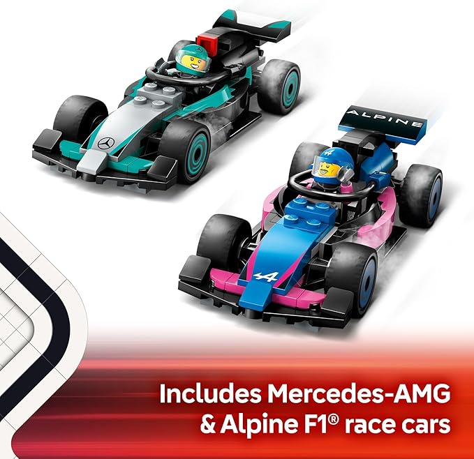 LEGO® City F1 Garage & Mercedes-AMG & Alpine Cars (60444)