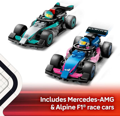 LEGO® City F1 Garage & Mercedes-AMG & Alpine Cars (60444)