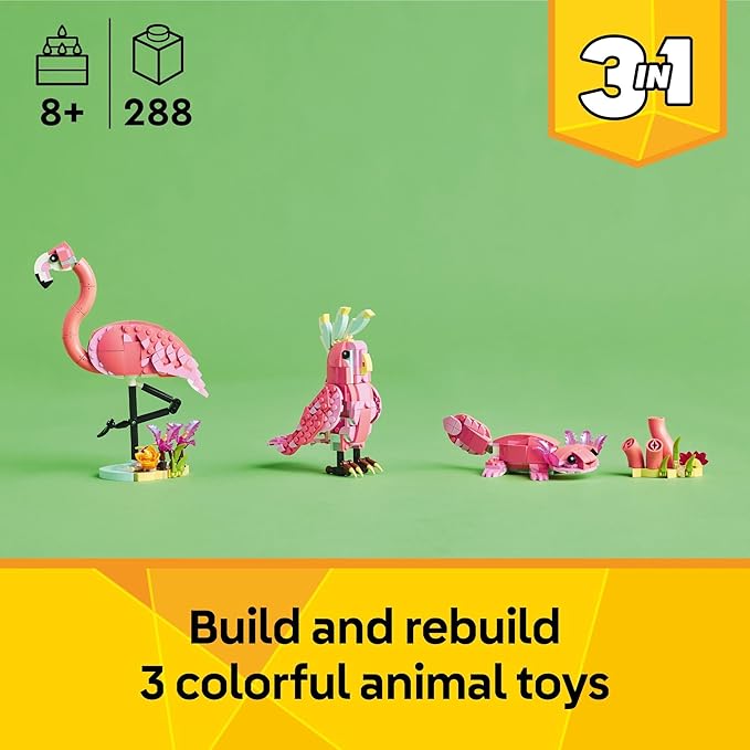 LEGO® Creator 3-in-1 Wild Animals: Pink Flamingo (31170)