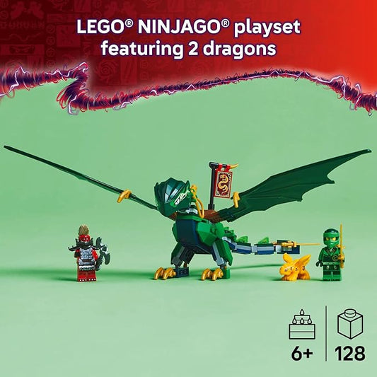 LEGO® NINJAGO Lloyd’s Green Forest Dragon 71829 Set