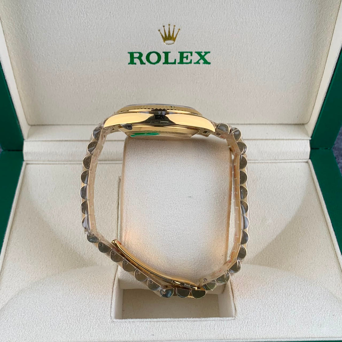 Yellow Gold & Green 40MM Watch