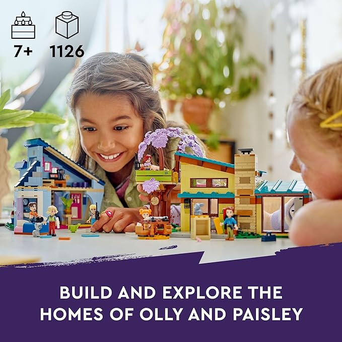 LEGO® Friends Olly and Paisley’s Family Houses (42620)