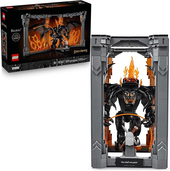 LEGO® ICONS The Lord of the Rings: Balrog Book Nook (10367)