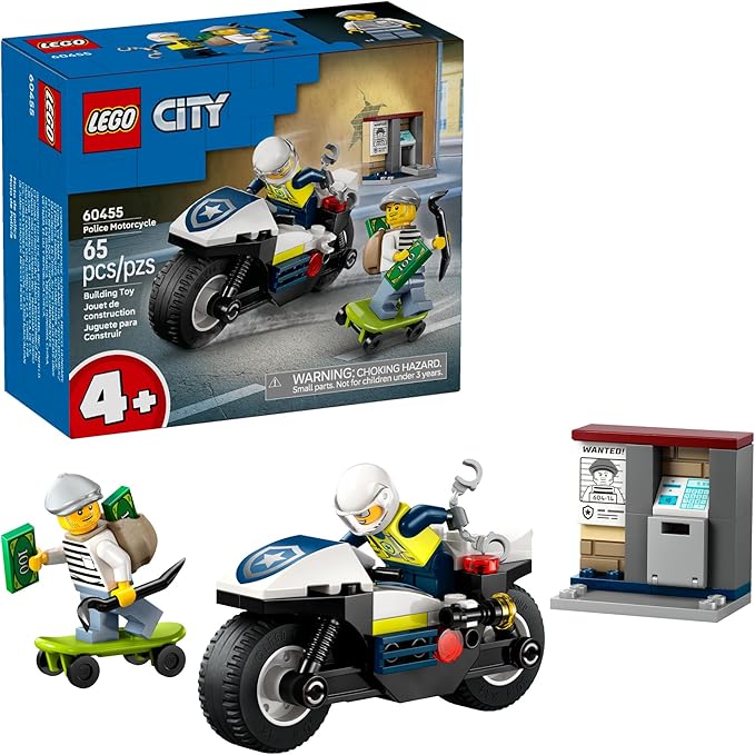 LEGO® City Police Motorcycle Chase (60455)