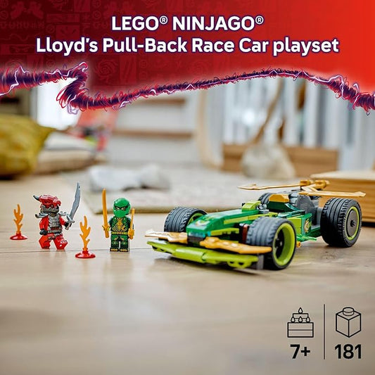 LEGO® NINJAGO Lloyd’s Pull-Back Race Car 71828 Set
