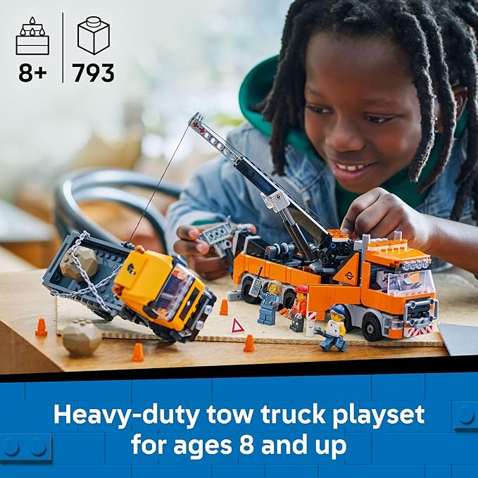LEGO® City Heavy-Duty Recovery Tow Truck with Crane (60467)