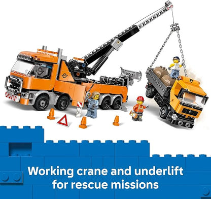 LEGO® City Heavy-Duty Recovery Tow Truck with Crane (60467)