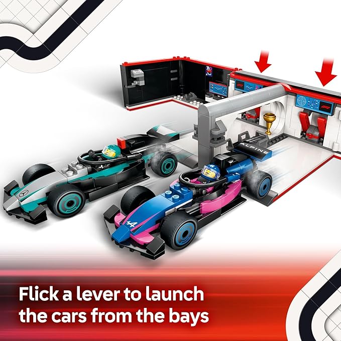 LEGO® City F1 Garage & Mercedes-AMG & Alpine Cars (60444)