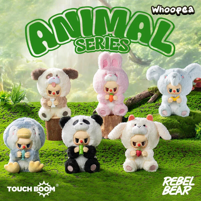 REBEL Bear Animal Series Vinyl Plush Blind Box