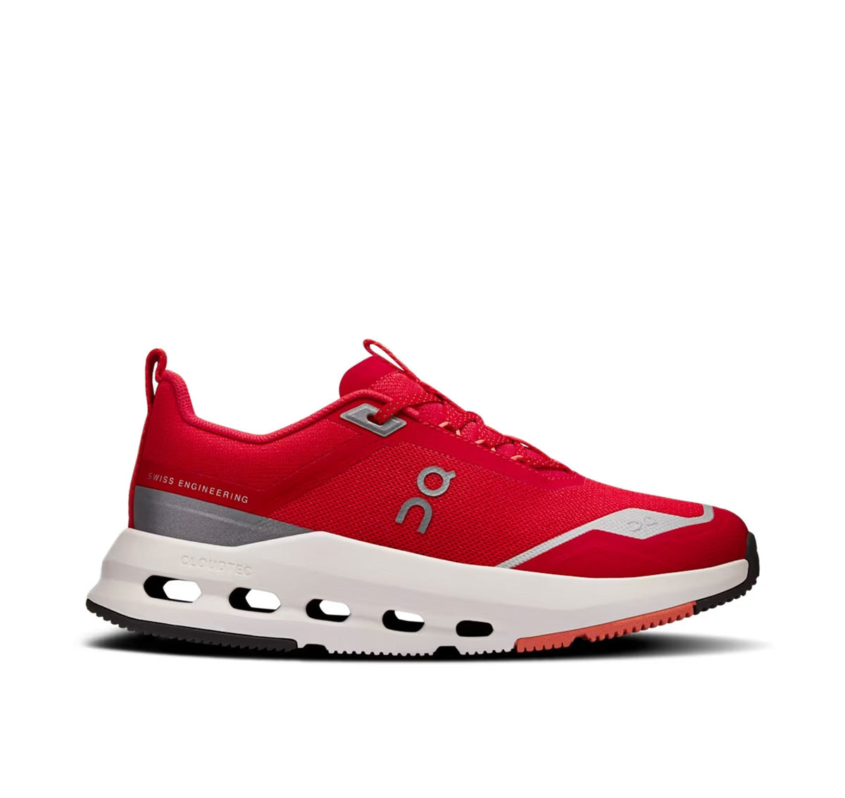 ON Big Kid's Cloudnova Red/Terra