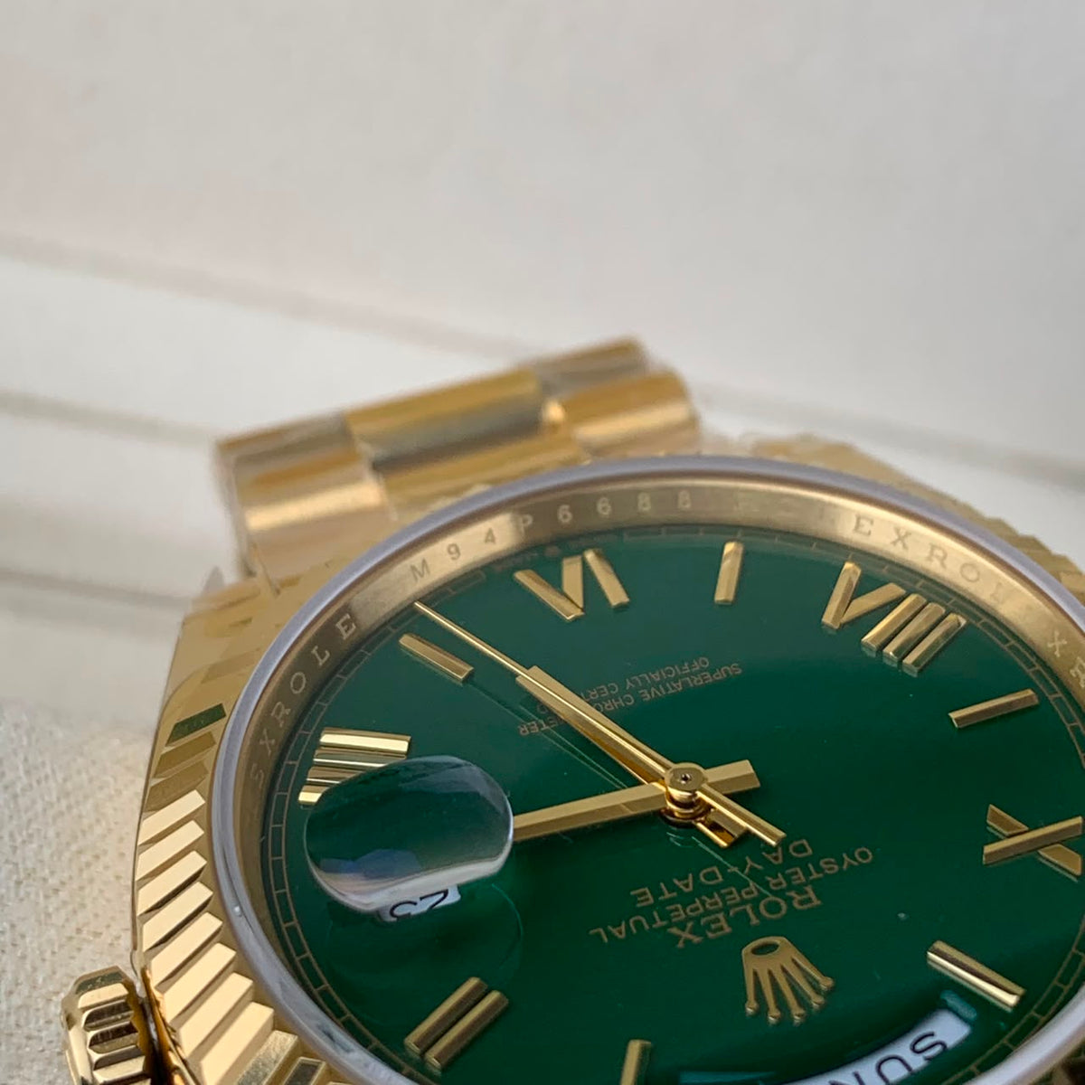 Yellow Gold & Green 40MM Watch