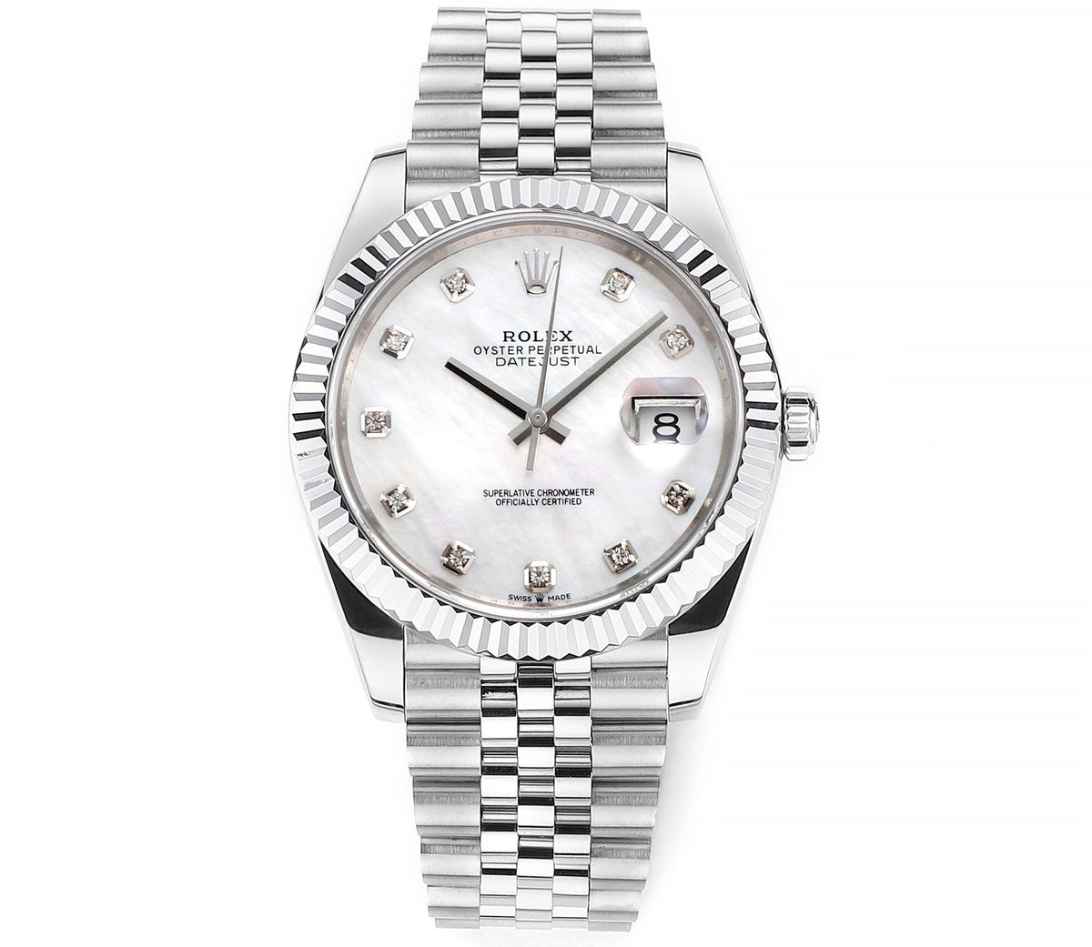 MOP Stainless Steel 41MM Watch