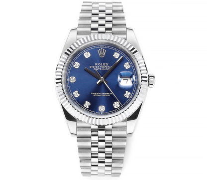 Blue & Diamond 41MM Watch