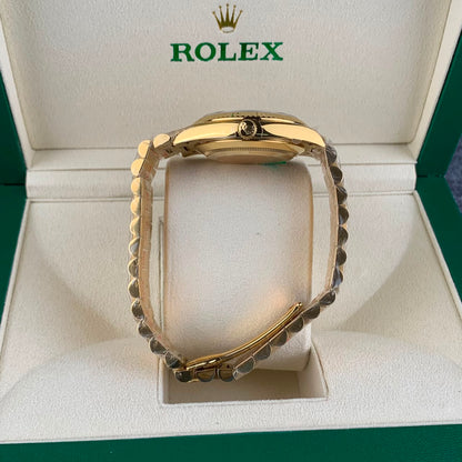 Yellow Gold & Green 40MM Watch