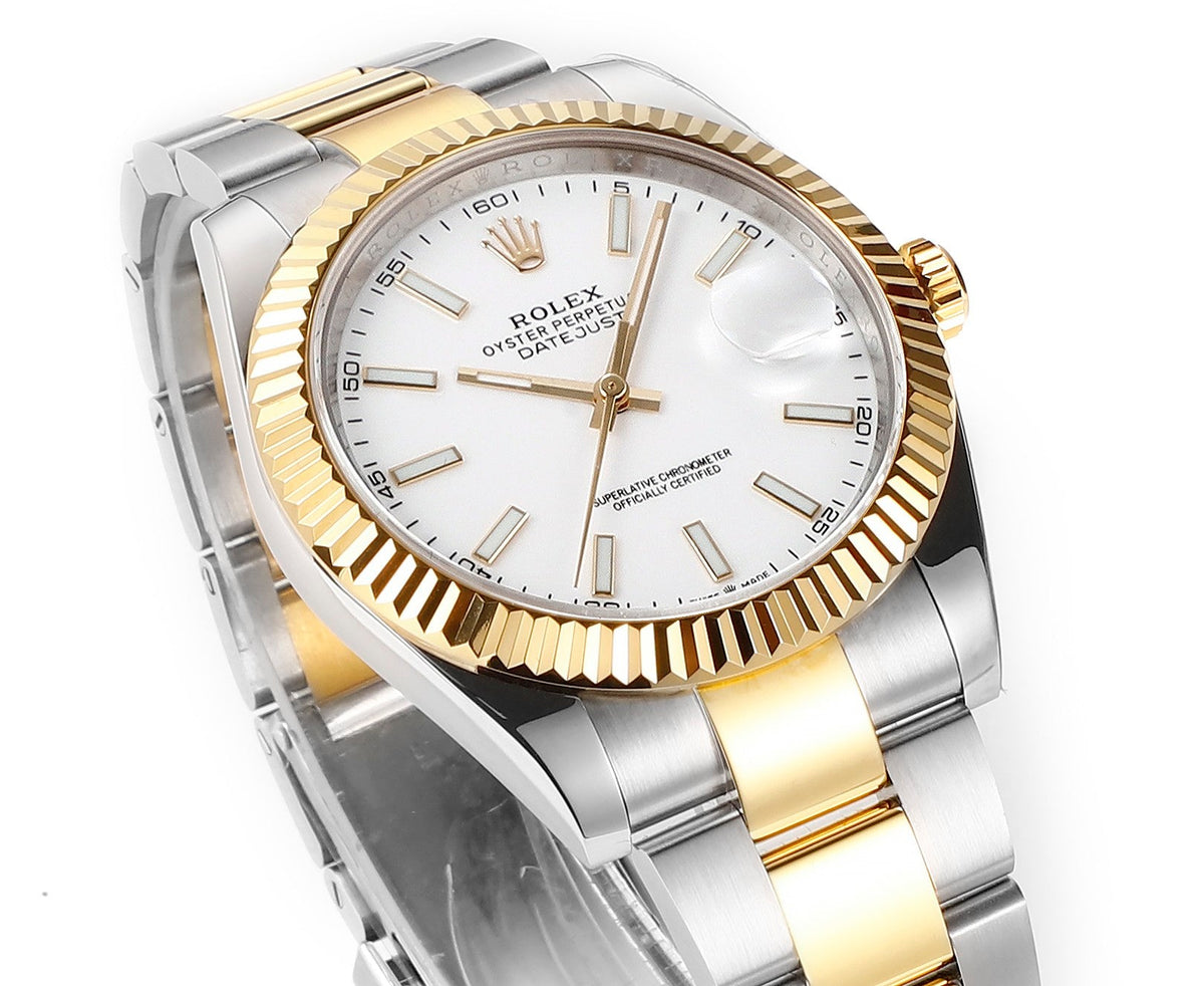 Yellow Gold & Steel White 41MM Watch