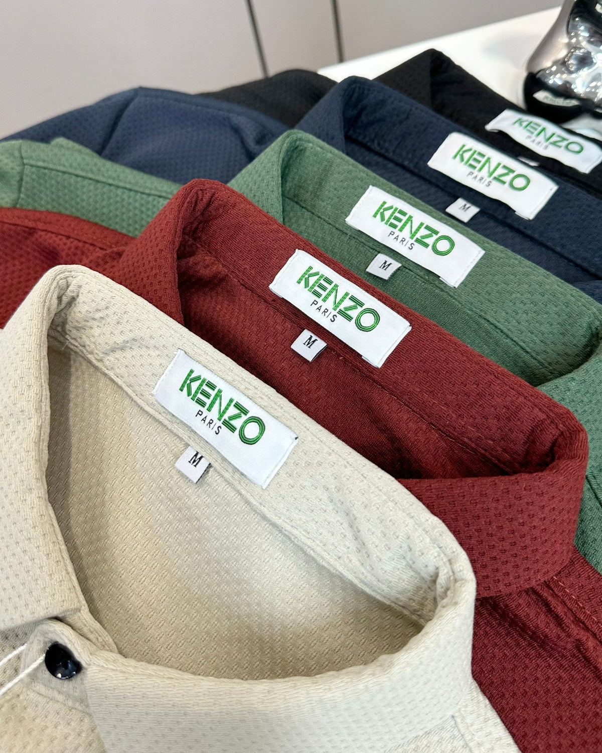 Kenzo Tiger Head Long Sleeve Polo Shirt – 2024SS – 2025 Collection