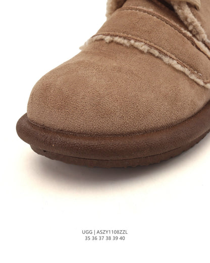 UGG Mid-Height Sheepskin Snow Boots