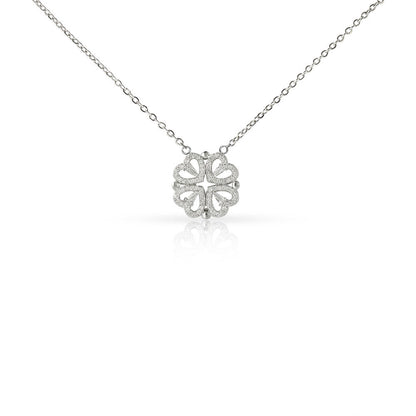 Apology Gift For Her - Magnetic Hearts Necklace
