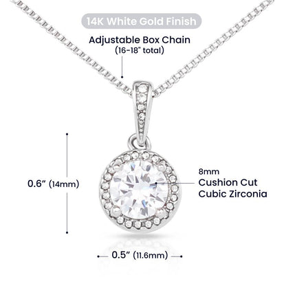 Apology Gift For Her - Eternal Hope Necklace With A Sentimental Message Card