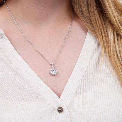 Apology Gift For Her - Eternal Hope Necklace With A Sentimental Message Card