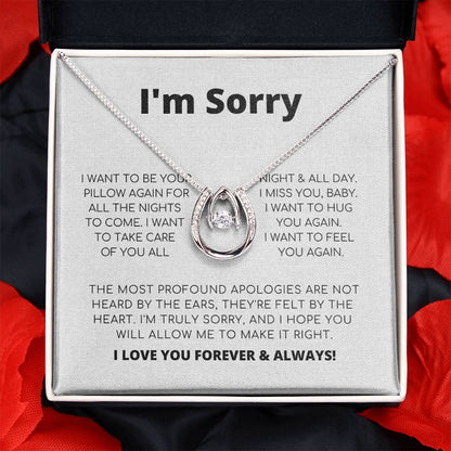 Lucky In Love - Apology Necklace For Her